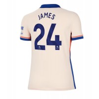 Camisa de Futebol Chelsea Reece James #24 Equipamento Secundário Mulheres 2024-25 Manga Curta